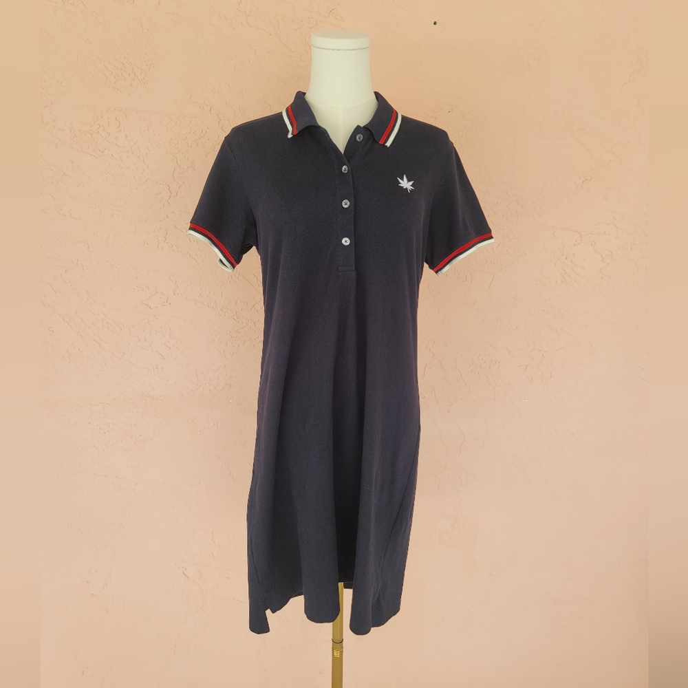 BOAST Women's Classic Navy Polo Dress Summer Y2K